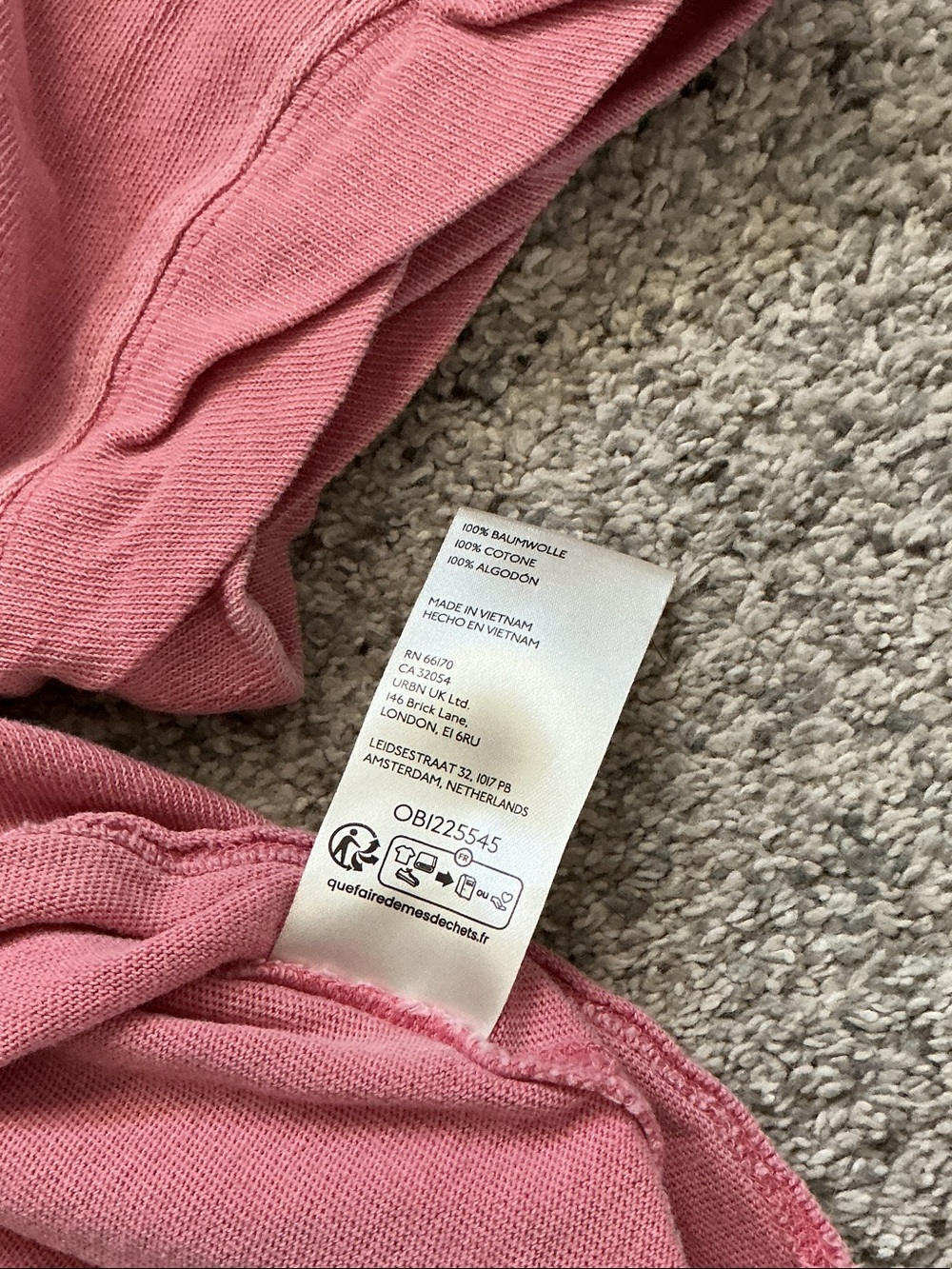 New We The Free by Free People CC Short Sleeve Tee ~ Pink - Picture 6 of 7